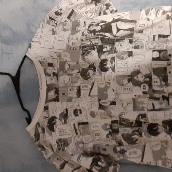 Manga Panel T-shirt - Picture 1 of 3
